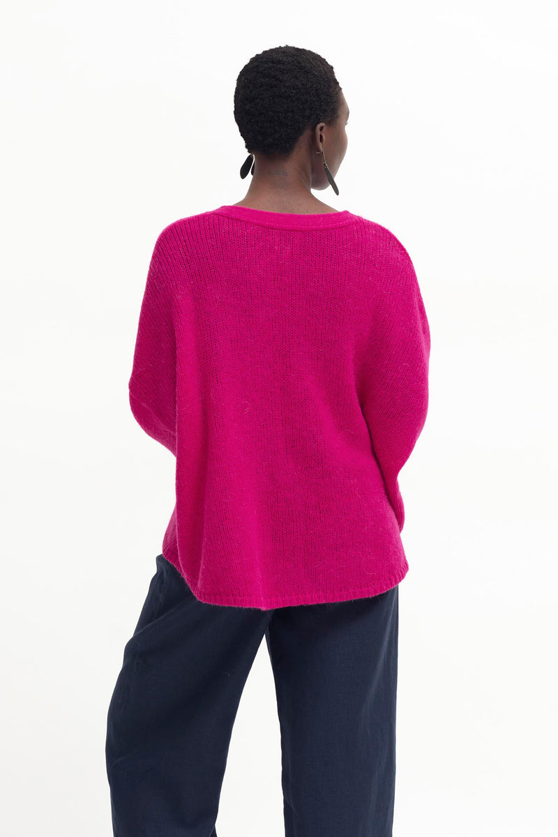 Elk Agna Sweater Bright Pink