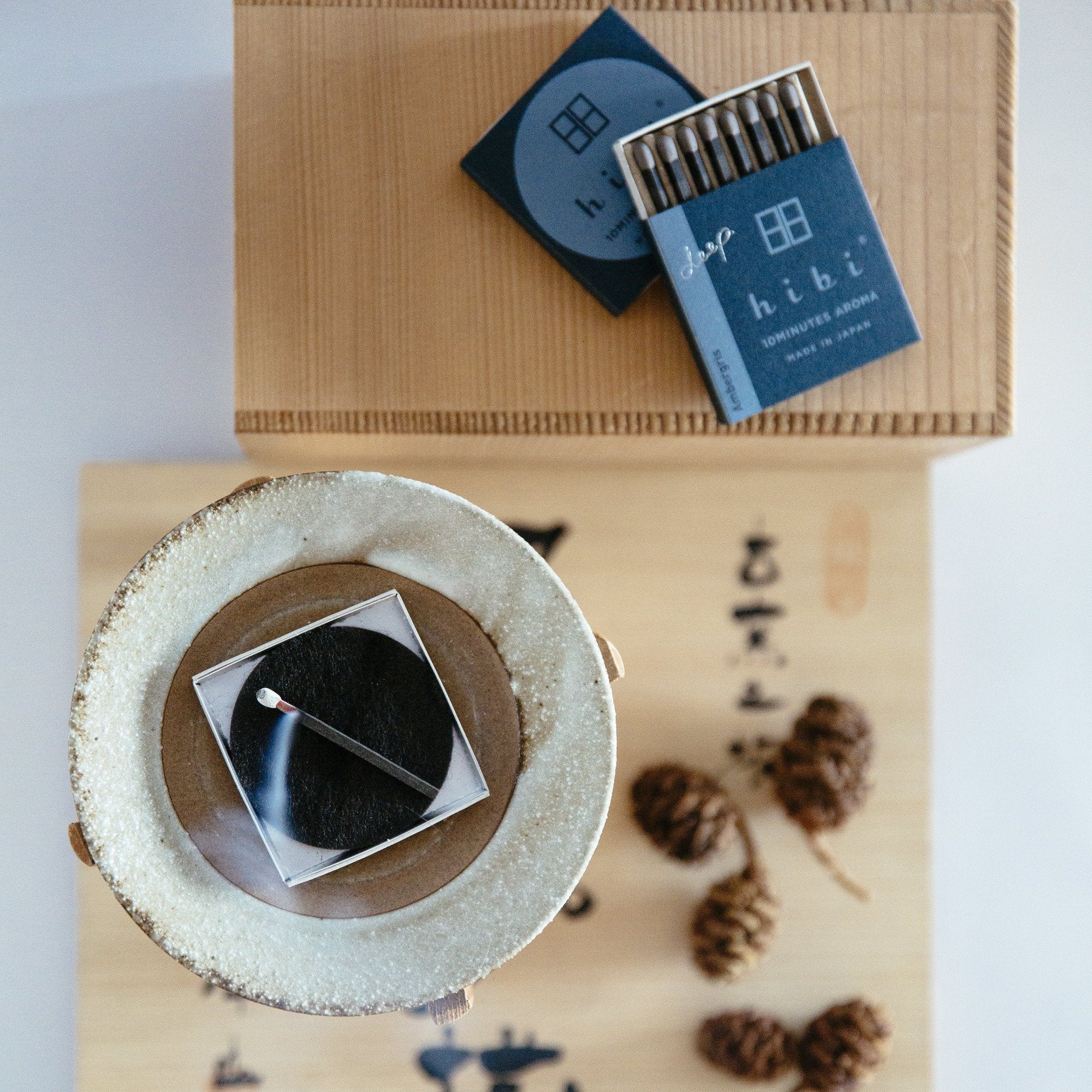 Hibi Japanese Incense Matchbox | Cedar Wood