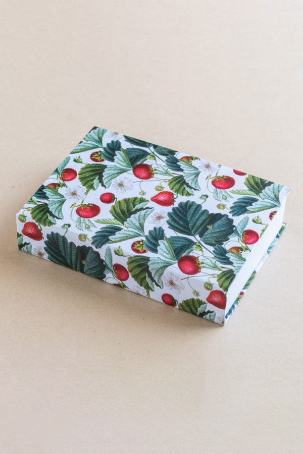 Jotter Pad | Strawberries, White